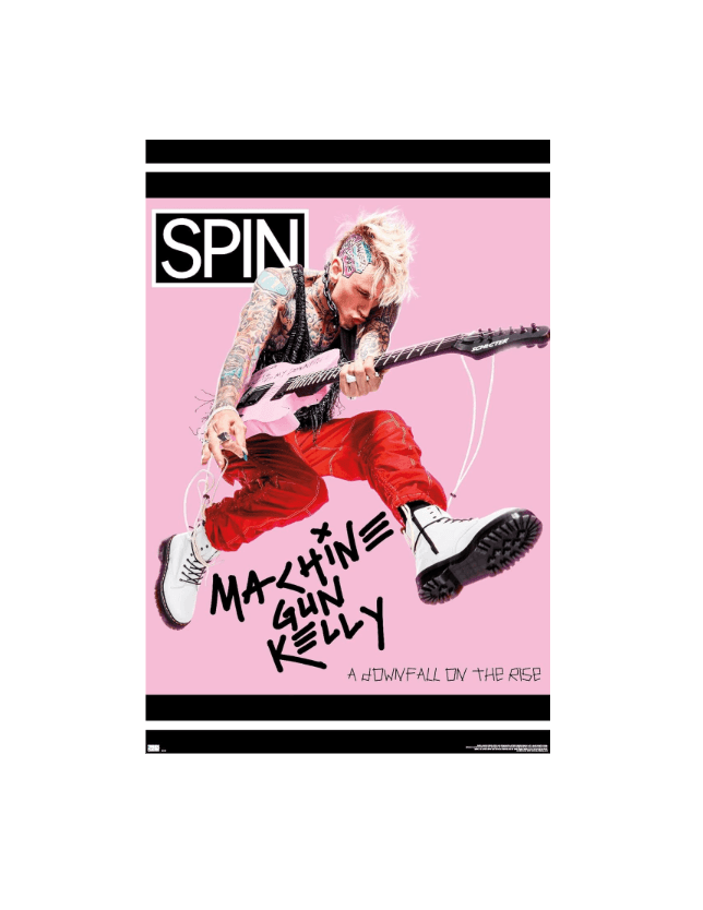 SPIN Magazine - Machine Gun Kelly 20 Wall Poster
