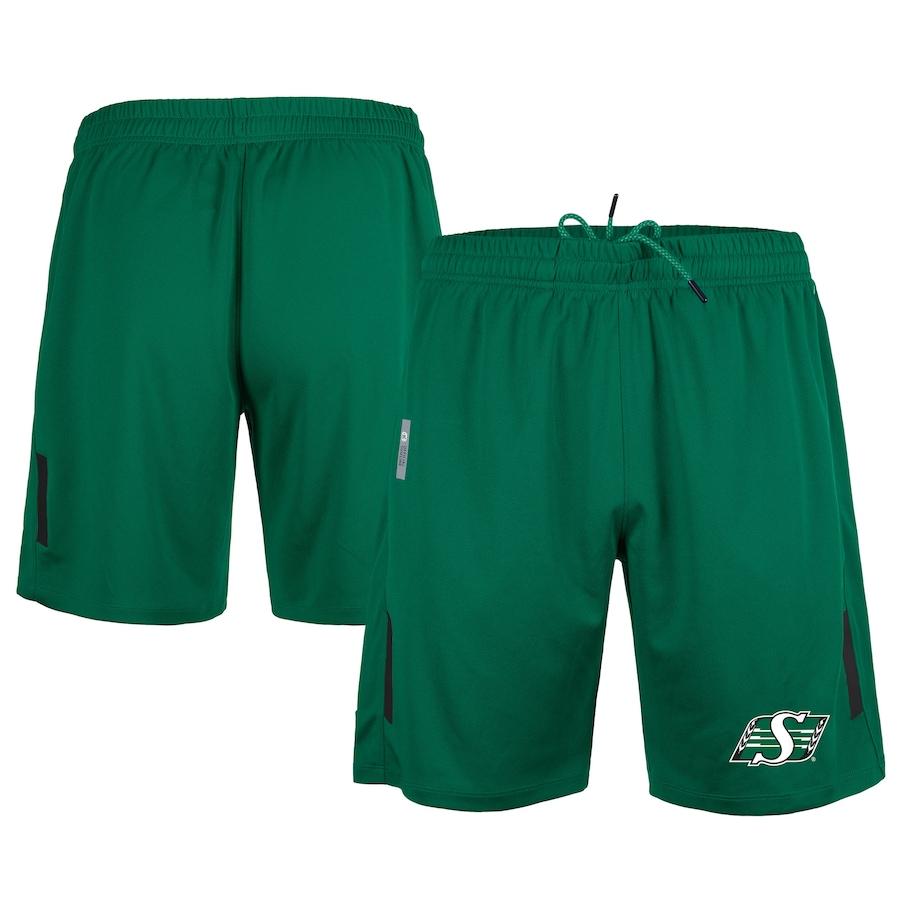 Saskatchewan Roughriders New Era Sideline Swift Performance Knit Shorts - Green